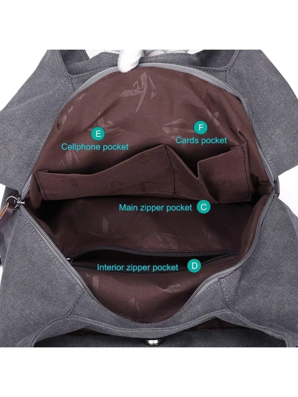 Stylish Multi-Pocket Hobo Bag | Versatile Daily Tote for Travel & Work